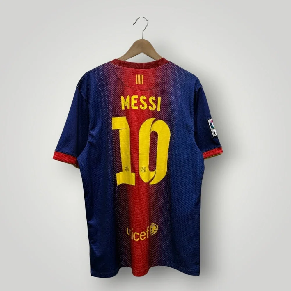 Nike FC Barcelona 2012-13 Messi 10 Home Jersey Mens XL Blue Red